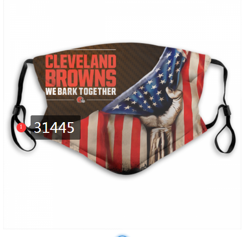 NFL 2020 Cleveland Browns 141 Dust mask with filter